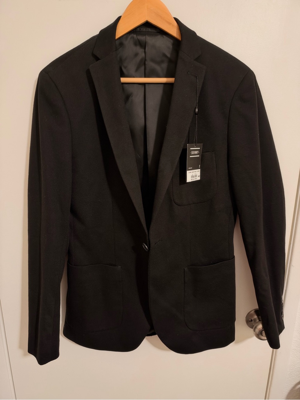 Topman Black Single-Button Sport Coat